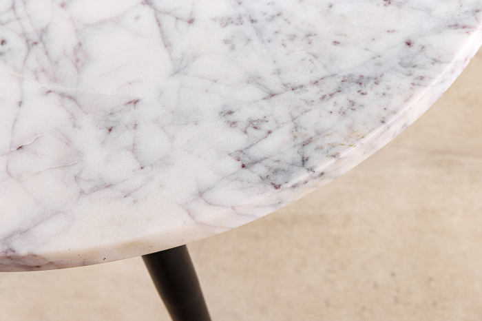 Set 2 masute de cafea ADLON din lemn natural de salcam si marmura [8]