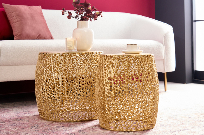 Set 2 masute de cafea LEAF, 40 cm [2]