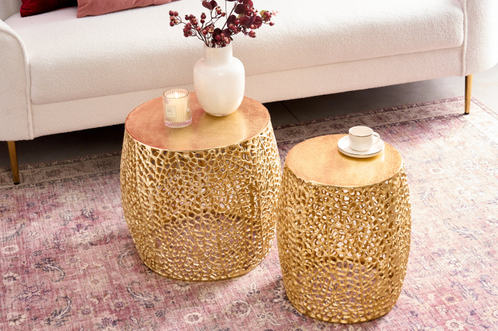 Set 2 masute de cafea LEAF, 40 cm [3]