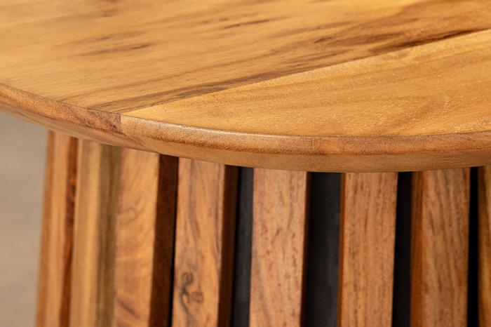 Set 2 masute de cafea VALHALLA din lemn natural de salcam [6]