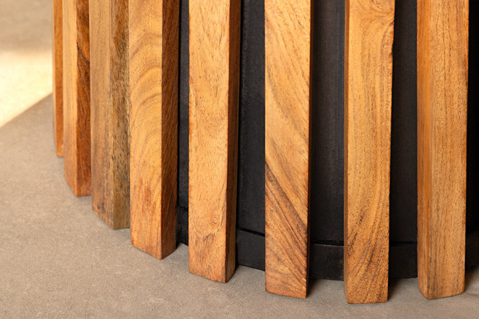 Set 2 masute de cafea VALHALLA din lemn natural de salcam [7]