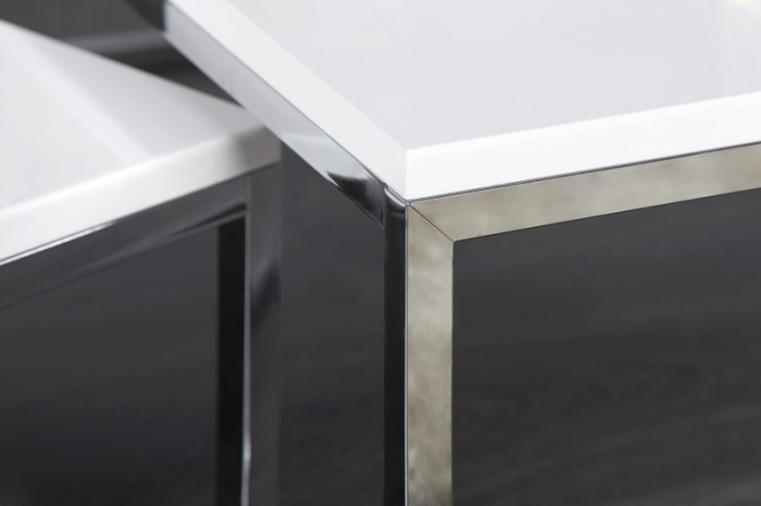 Set 2 masute New Elements cu blat din MDF si picioare din metal [4]