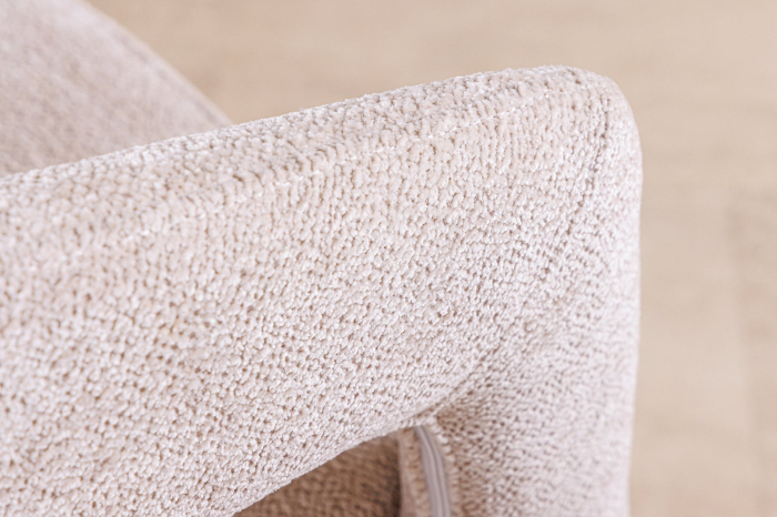 Set 2 scaune BOUTIQUE din material texturat bej [6]