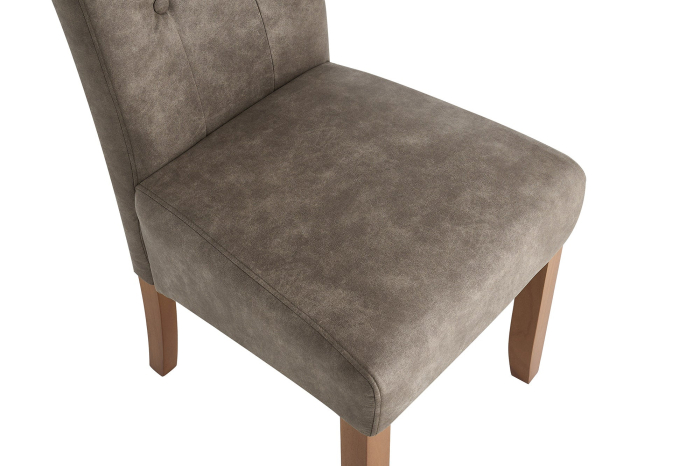 Set 2 scaune CASA din microfibra taupe [8]