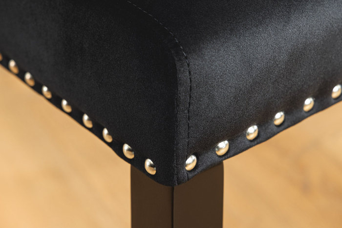 Set 2 scaune CASTLE din catifea neagra [7]