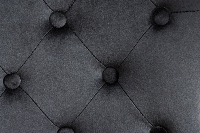 Set 2 scaune CASTLE din catifea neagra [9]