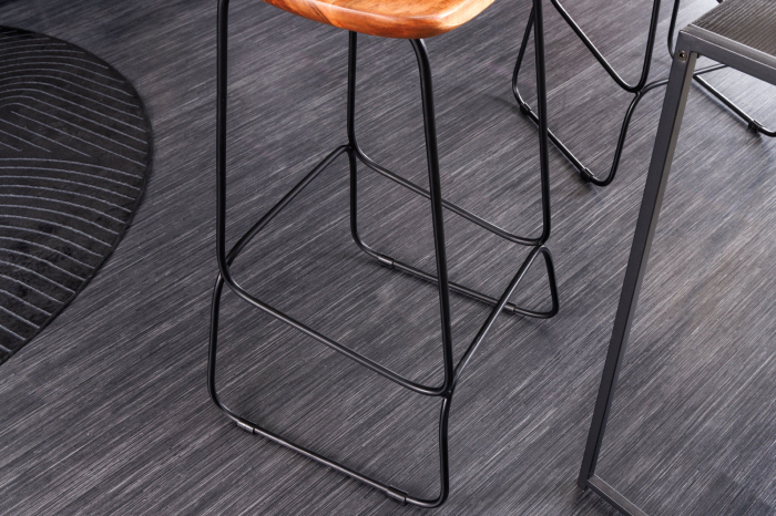 Set 2 scaune de bar MAMMUT din lemn de salcam, 85 cm [9]