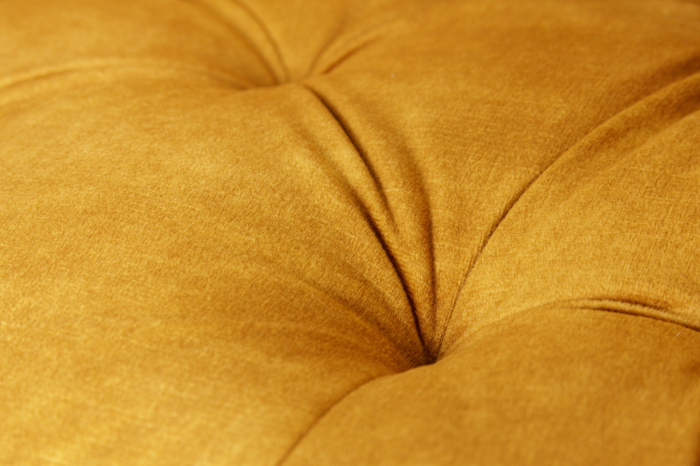 Set 2 scaune de bar MILANO din catifea galben mustar, 75 cm [5]