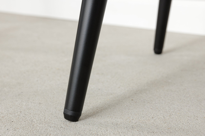 Set 2 scaune de bar MILANO din catifea gri, 75 cm [8]