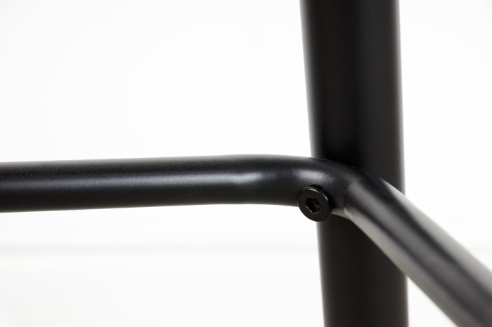 Set 2 scaune de bar MILANO din catifea maro, 75 cm [7]