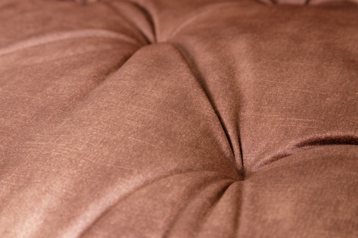 Set 2 scaune de bar MILANO din catifea maro, 75 cm [5]