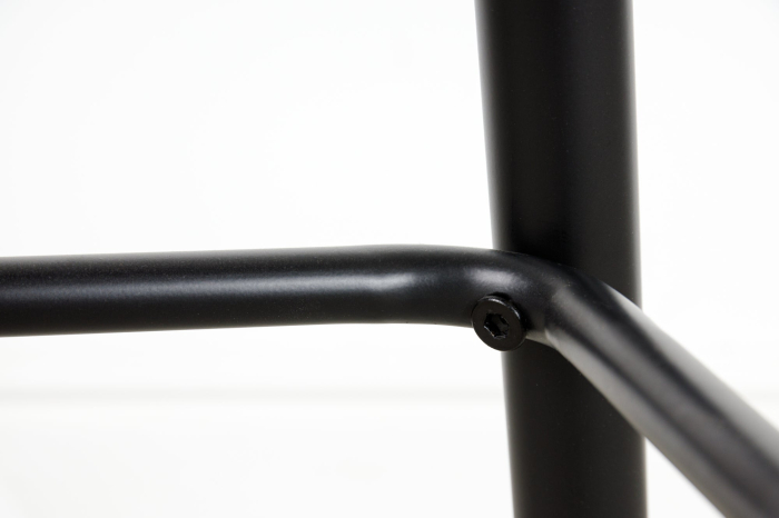 Set 2 scaune de bar MILANO din catifea sampanie, 75 cm [7]