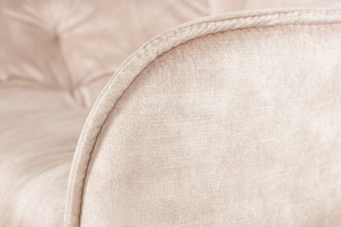 Set 2 scaune de bar MILANO din catifea sampanie, 75 cm [6]