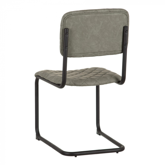 Set 2 scaune din metal și piele 47 X 52 X 87 CM [5]