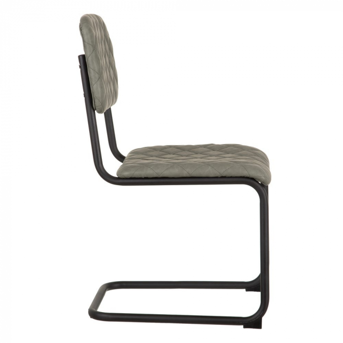 Set 2 scaune din metal și piele 47 X 52 X 87 CM [4]