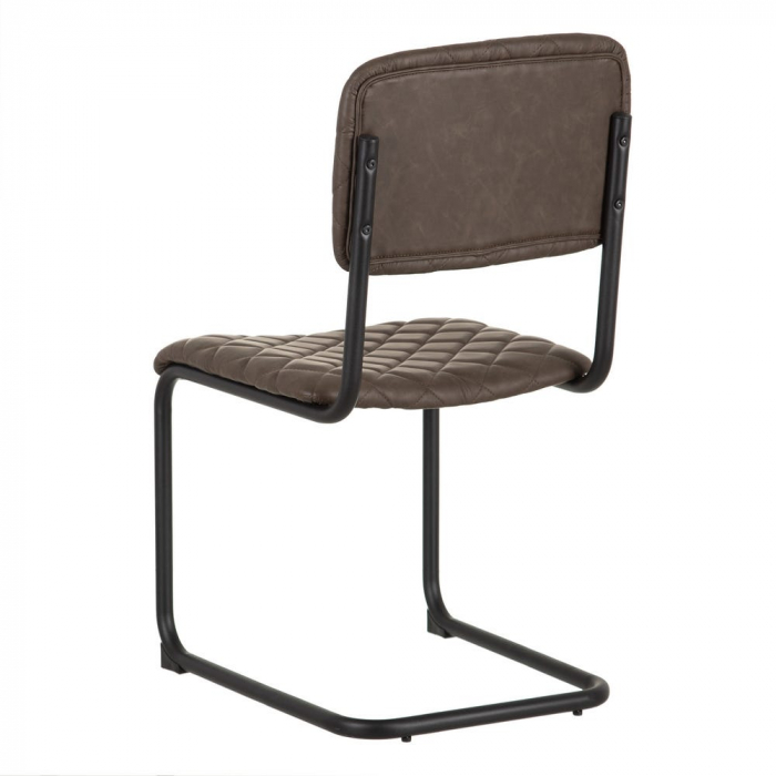 Set 2 scaune din metal și piele 47 X 52 X 87 CM [5]