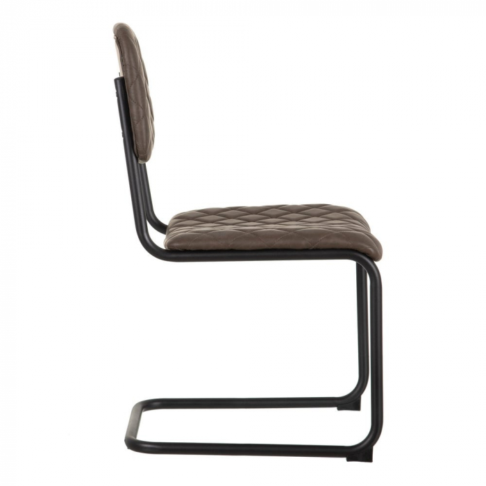 Set 2 scaune din metal și piele 47 X 52 X 87 CM [4]