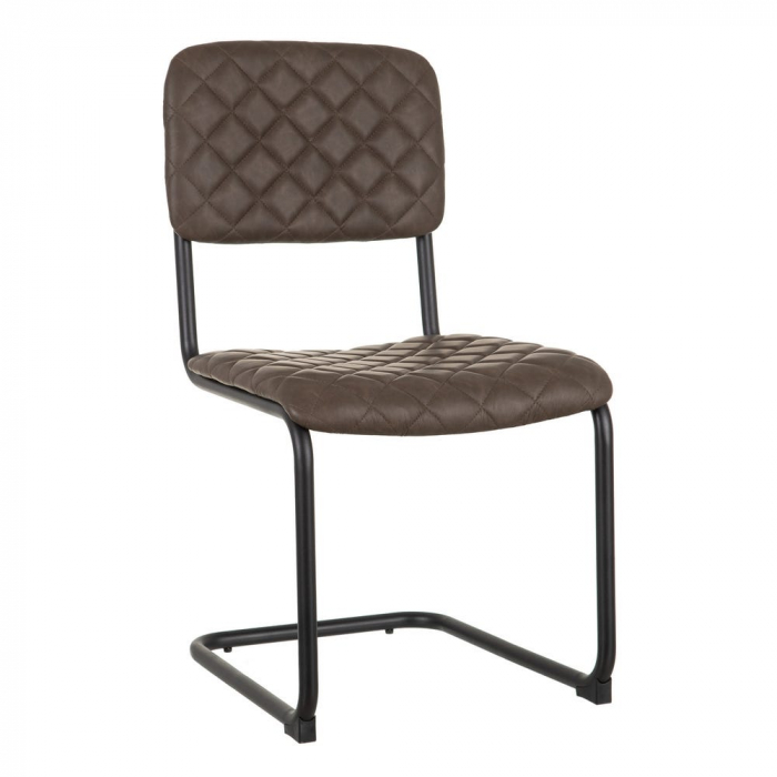 Set 2 scaune din metal și piele 47 X 52 X 87 CM [1]