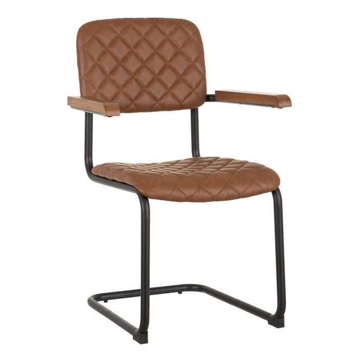 Set 2 scaune din metal și piele 47 X 52 X 87 CM [1]