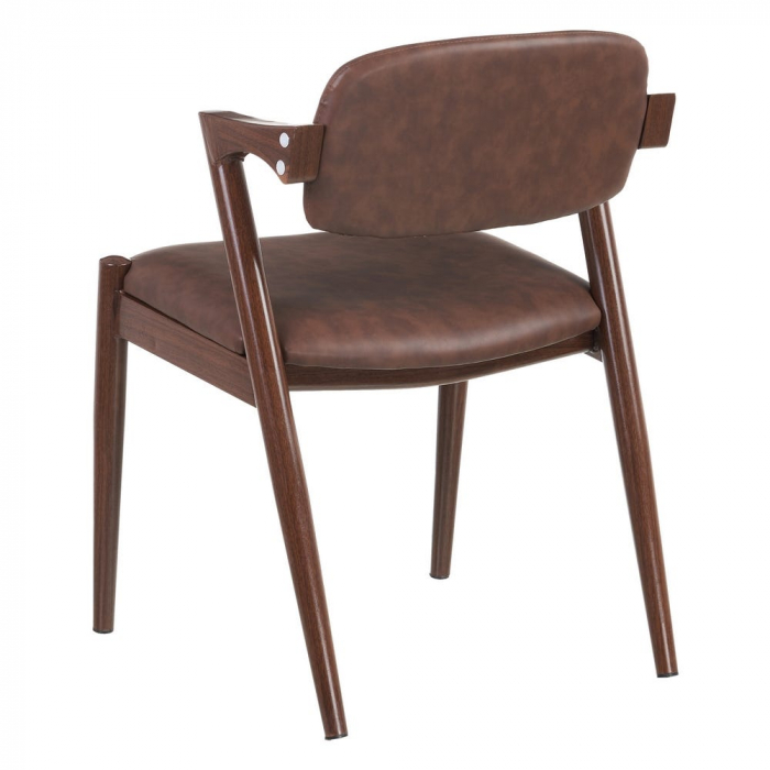 Set 2 scaune din metal și piele 51 X 55 X 72 CM [5]