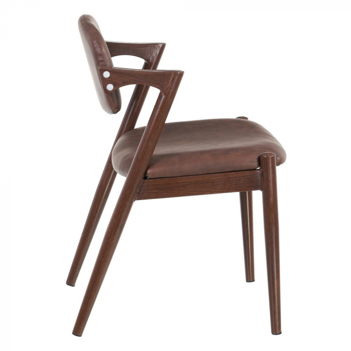 Set 2 scaune din metal și piele 51 X 55 X 72 CM [4]