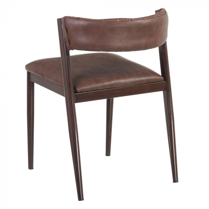 Set 2 scaune din metal și piele 51 X 55 X 72 CM [5]