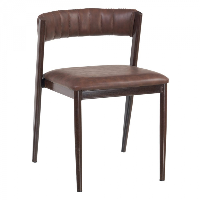 Set 2 scaune din metal și piele 51 X 55 X 72 CM [1]