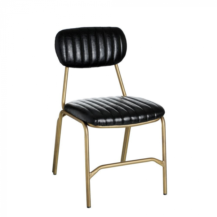 Set 2 scaune din metal și piele 51 X 55 X 72 CM [1]