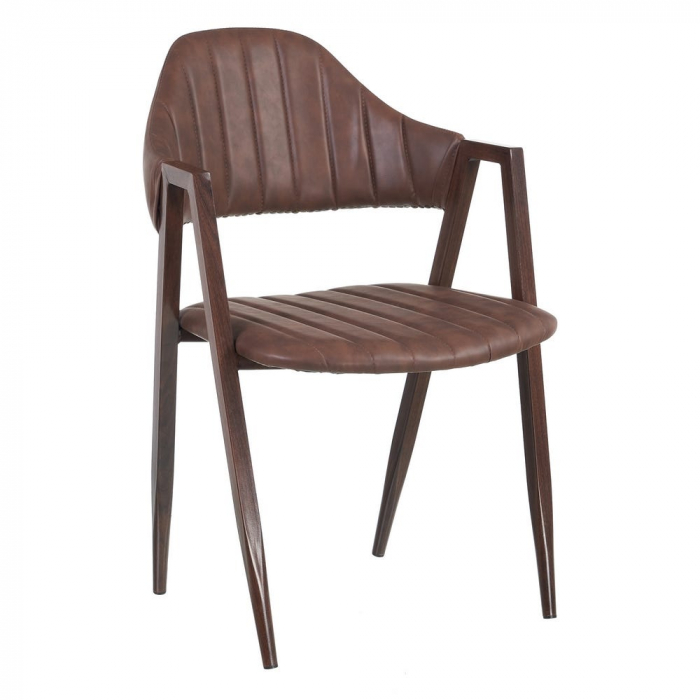 Set 2 scaune din metal și piele 51 X 58 X 78 CM [1]