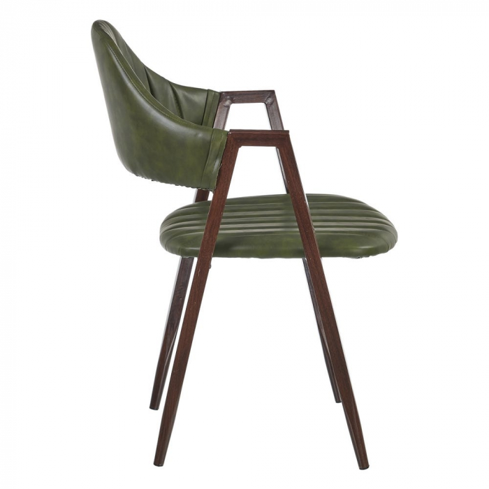 Set 2 scaune din metal și piele 51 X 58 X 78 CM [4]