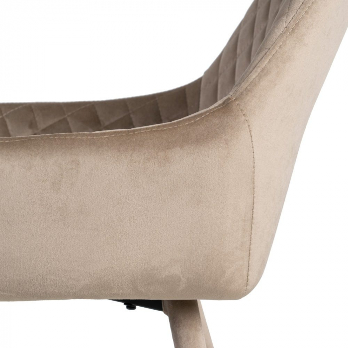 Set 2 scaune dining 56 X 57 X 86,50 CM, roz prăfuit [8]