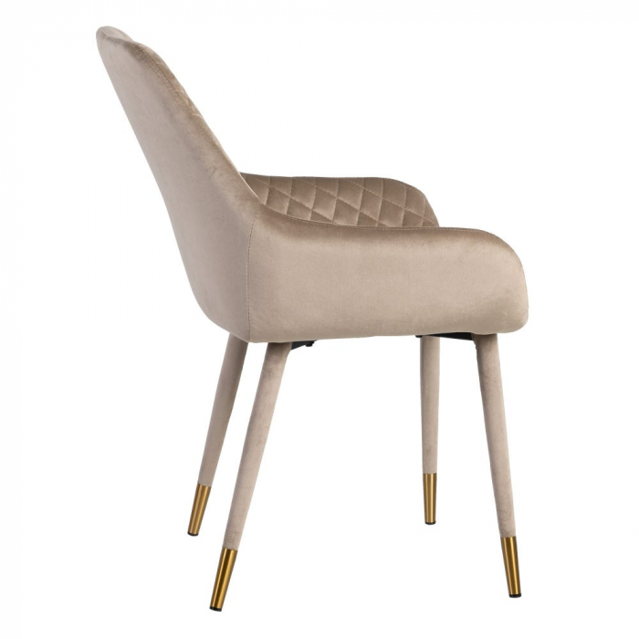 Set 2 scaune dining 56 X 57 X 86,50 CM, roz prăfuit [5]