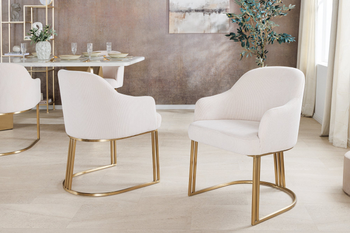 Set 2 scaune EXTRAVAGANCIA bej [3]