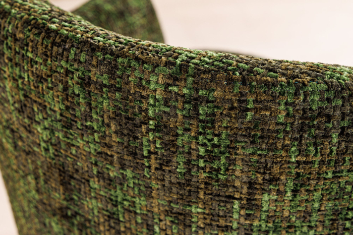 Set 2 scaune EXTRAVAGANCIA din chenille verde inchis [6]