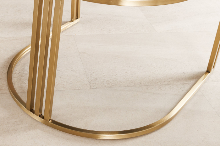 Set 2 scaune EXTRAVAGANCIA din chenille verde inchis [9]