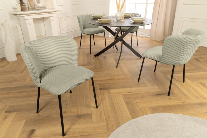 Set 2 scaune LYON din tesatura snur [3]