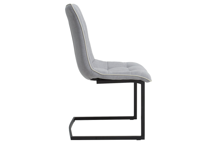 Set 2 scaune MIAMI din tesatura vintage gri deschis [5]