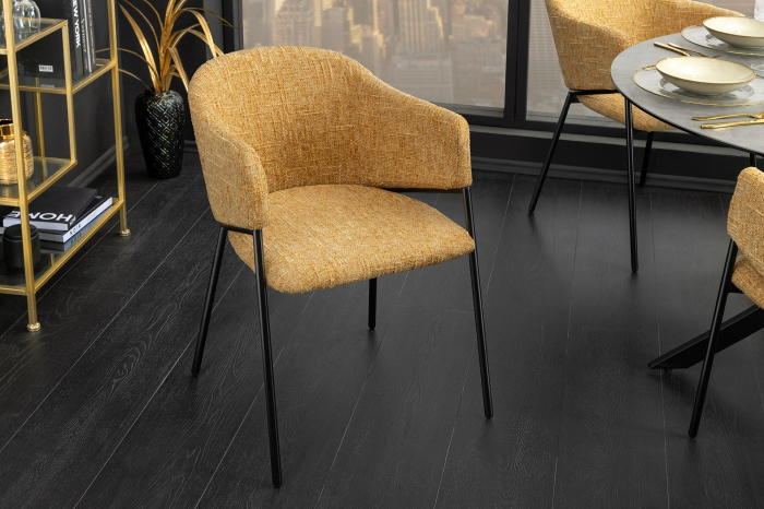 Set 2 scaune NOBLESSE galben mustar [2]