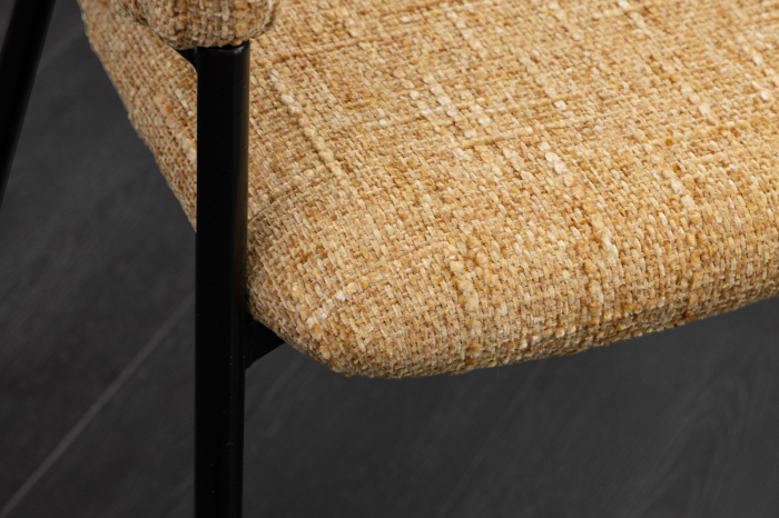 Set 2 scaune NOBLESSE galben mustar [8]