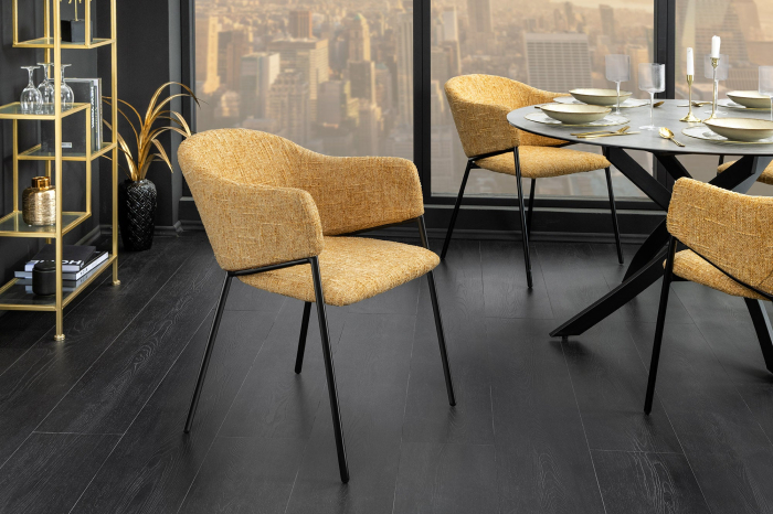 Set 2 scaune NOBLESSE galben mustar [4]