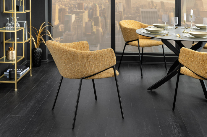 Set 2 scaune NOBLESSE galben mustar [5]