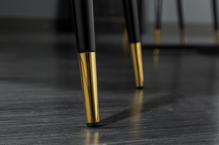 Set 2 scaune PARIS din catifea rosie [8]