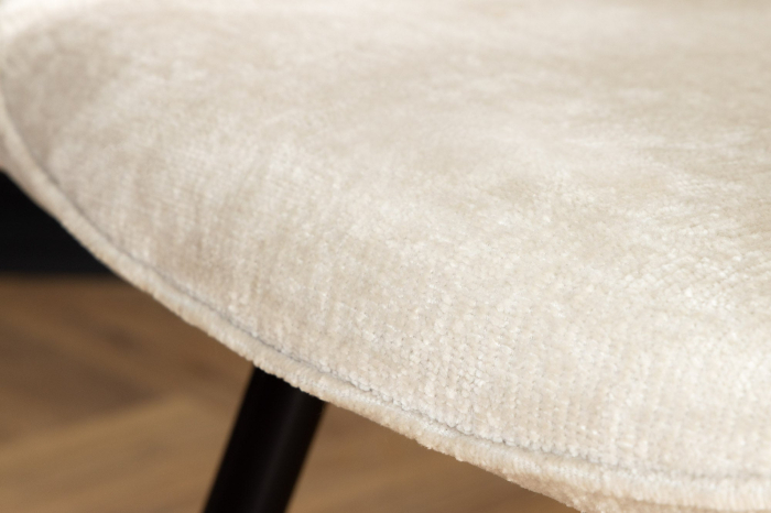 Set 2 scaune rotative AVIGNON 360° din chenille sampanie  [8]