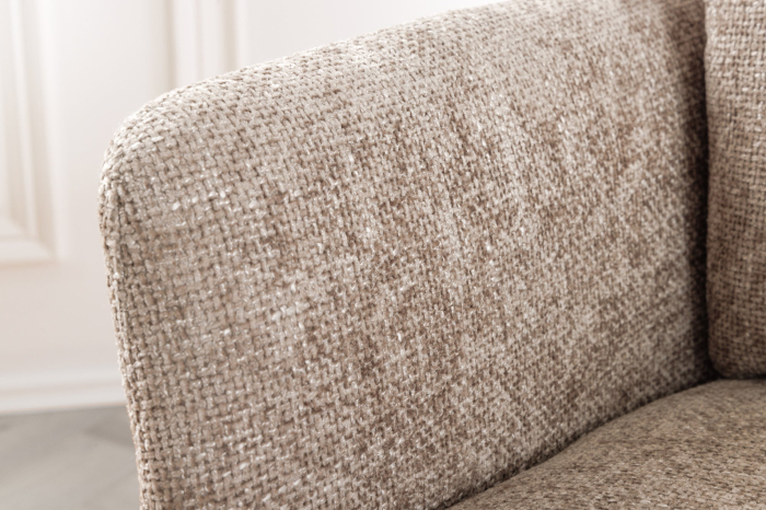 Set 2 scaune rotative BIG GEORGE 360° din material texturat grej [7]