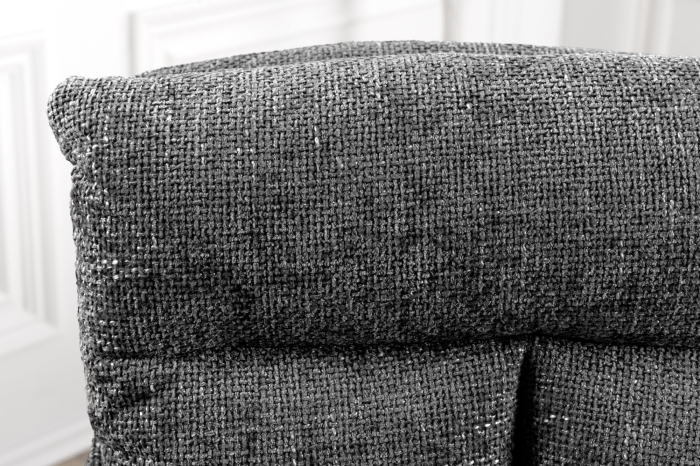 Set 2 scaune rotative BIG GEORGE 360° din material texturat gri [6]