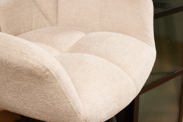 Set 2 scaune rotative PAPILLON 180° bej, 106 cm [6]