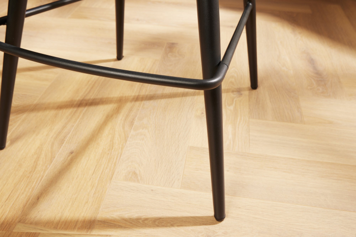 Set 2 scaune rotative PAPILLON 180° din catifea gri, 106 cm [8]