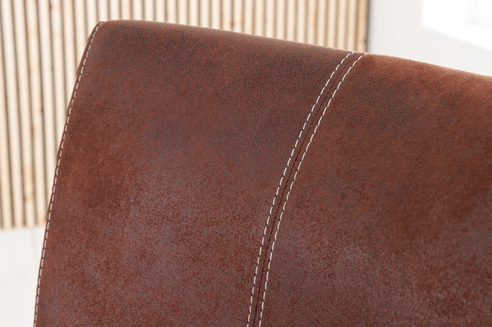 Set 2 scaune SAMSON din microfibra cafea [4]