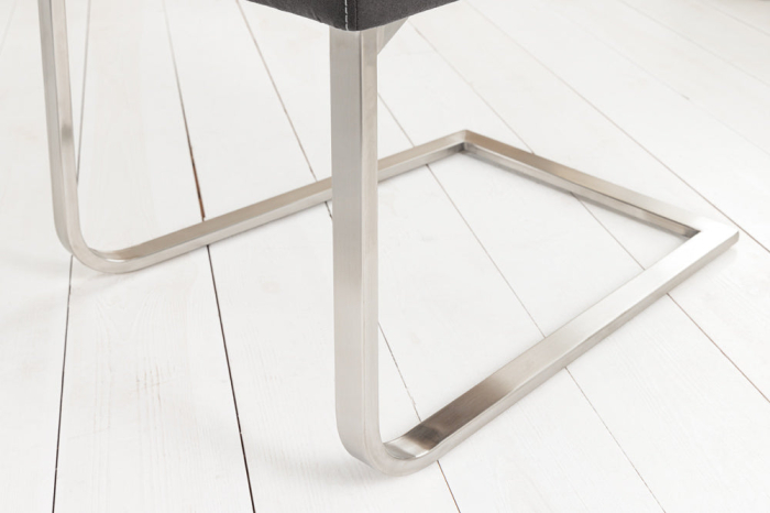 Set 2 scaune SAMSON din microfibra gri [7]