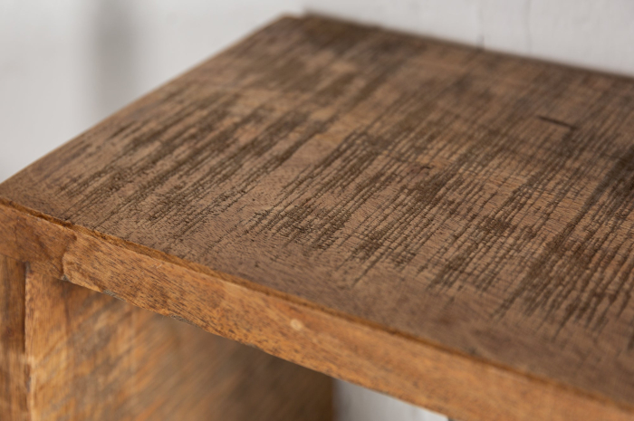 Set 3 rafturi pentru perete HEMINGWAY din lemn de mango maro, 43-94 cm [4]